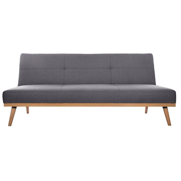 ATMOSPHERA - Canapé convertible "Dohan" 3 places gris ardoise - large