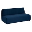 ATMOSPHERA - Module 2 places "Kiona" en velours 165x75cm bleu - vignette