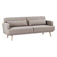 ATMOSPHERA - Canapé convertible Jack 3 places beige - vignette