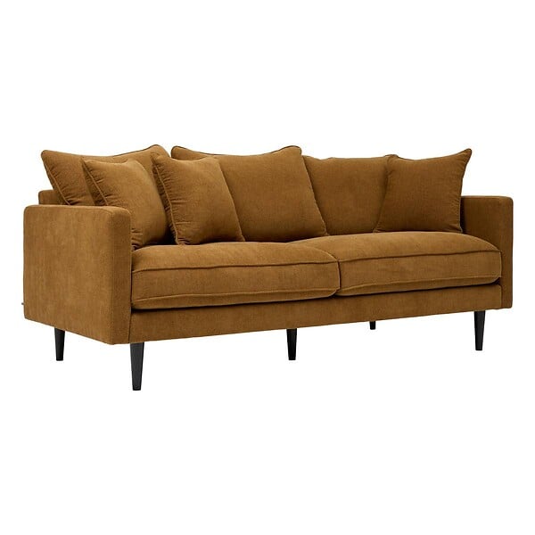 ATMOSPHERA - Canapé fixe Candice 3 places 194x96cm beige - large