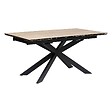 ATMOSPHERA - Table à manger extensible "Boot" beige 160x90x76cm - vignette