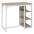 5 FIVE SIMPLY SMART - Table de bar 2 places Eat up blanc et bois - vignette
