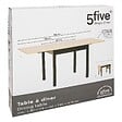 5 FIVE SIMPLY SMART - Table extensible 2 à 6 personnes à rabat - vignette