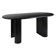 ATMOSPHERA - Table à manger "Olova" noir 180x90x76cm - vignette