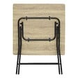 5 FIVE SIMPLY SMART - Table pliante 2 places effet bois - vignette