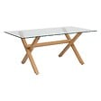 ATMOSPHERA - Table à manger "Jorel" marron 180x90x74,5cm - vignette