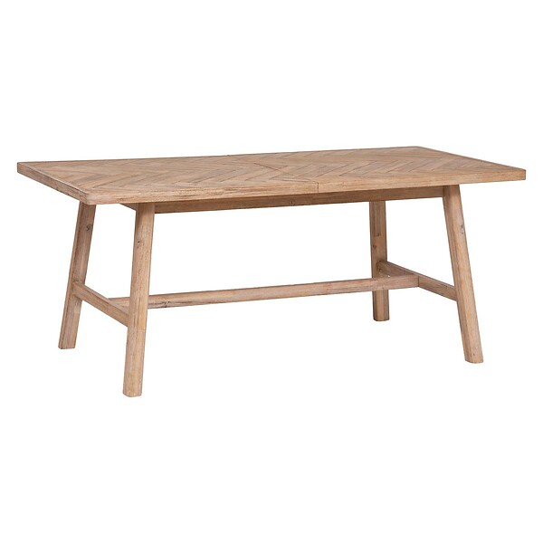 ATMOSPHERA - Table à manger extensible "Aeris" acacia L180-220cm - large