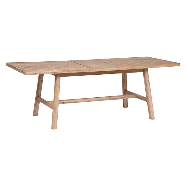 ATMOSPHERA - Table à manger extensible "Aeris" acacia L180-220cm - large