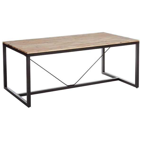 ATMOSPHERA - Table à manger "Edena" acacia L180cm - large