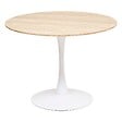 ATMOSPHERA - Table à manger "Elias" blanc D102x76cm - vignette