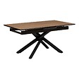 ATMOSPHERA - Table à manger extensible 6 places Sandri 160x90x76cm - vignette