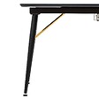 ATMOSPHERA - Table à manger extensible Aubrey noir 180x220cm - vignette