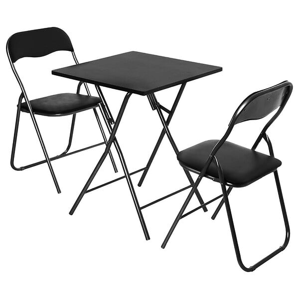 5 FIVE SIMPLY SMART - Table pliante 2 places noir - large