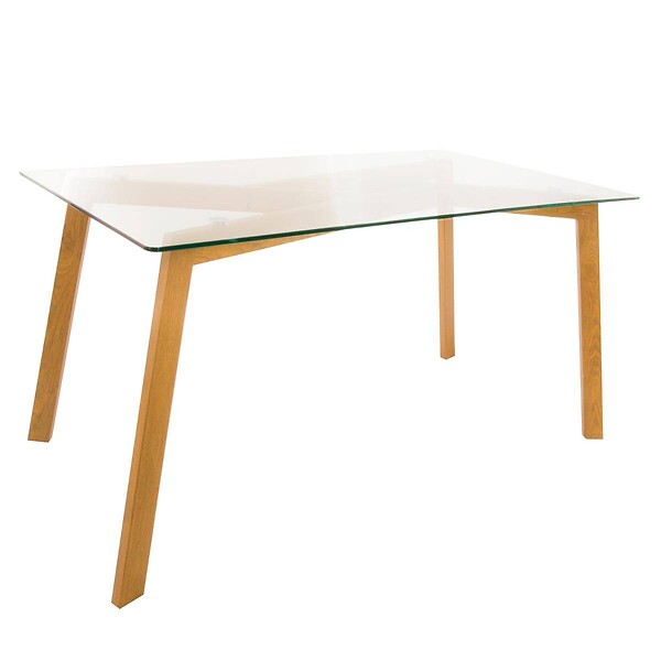 ATMOSPHERA - Table à manger "Taho" verre trempé L150cm - large