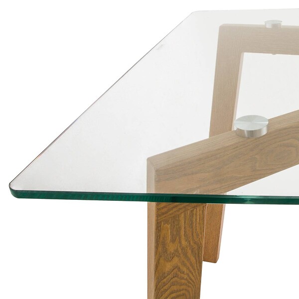 ATMOSPHERA - Table à manger "Taho" verre trempé L150cm - large