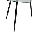 ATMOSPHERA - Table à manger en verre trempé 4 places Ostras D120cm - vignette