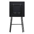 5 FIVE SIMPLY SMART - Table de bar pliante 2 places noir - vignette