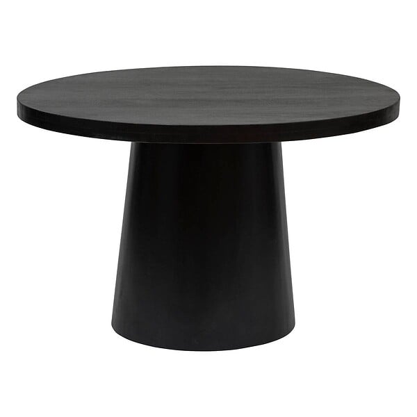 ATMOSPHERA - Table à manger "Boki" en manguier D120cm noir - large