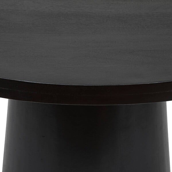 ATMOSPHERA - Table à manger "Boki" en manguier D120cm noir - large