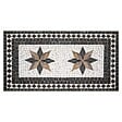 ATMOSPHERA - Table à manger rectangulaire "Kipos" mosaïque noir L160cm - vignette
