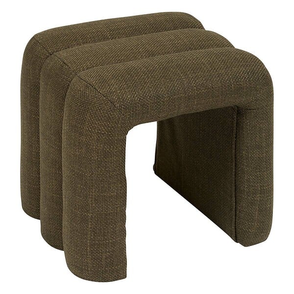 ATMOSPHERA - Pouf Sisco vert Kaki - large