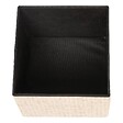ATMOSPHERA - Pouf Coffre Pliable Olma 38x38cm Creme - vignette