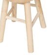 ATMOSPHERA - Tabouret "Nyar" paulownia beige D28x41cm - vignette