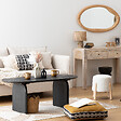ATMOSPHERA - Tabouret d'appoint Inuit dreams bouclette blanche - vignette
