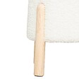 ATMOSPHERA - Tabouret d'appoint Inuit dreams bouclette blanche - vignette