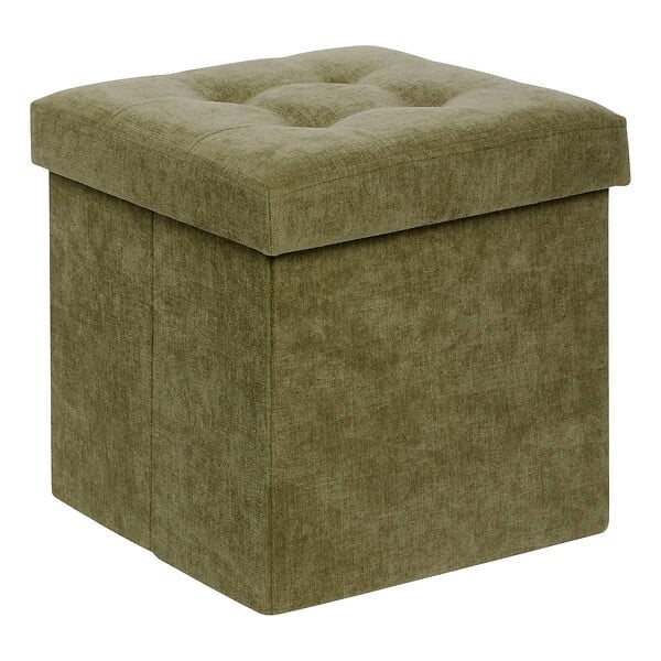 ATMOSPHERA - Pouf Lysandre 38x38cm kaki - large