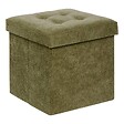 ATMOSPHERA - Pouf Lysandre 38x38cm kaki - vignette