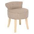 ATMOSPHERA - Tabouret "Firmin" pin beige 58x49x46cm - vignette