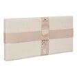 ATMOSPHERA - Pouf Pliable Coffre Soana en Bouclette Ivoire 76x38cm - vignette
