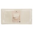 ATMOSPHERA - Pouf pliant Arum ivoire 76x38cm - vignette