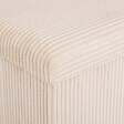 ATMOSPHERA - Pouf pliant Arum ivoire 76x38cm - vignette