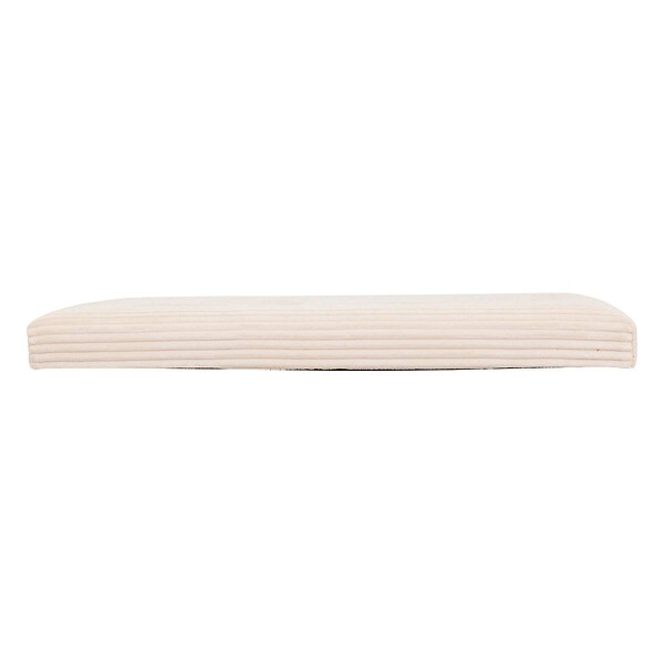 ATMOSPHERA - Pouf pliant Arum ivoire 76x38cm - large
