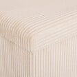 ATMOSPHERA - Pouf pliant Arum ivoire 38x38cm - vignette