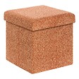 ATMOSPHERA - Pouf Coffre Pliable Oxia 38x38cm Ambre - vignette