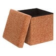 ATMOSPHERA - Pouf Coffre Pliable Oxia 38x38cm Ambre - vignette