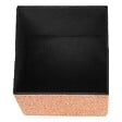 ATMOSPHERA - Pouf Coffre Pliable Oxia 38x38cm Ambre - vignette