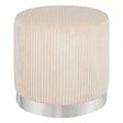 ATMOSPHERA - Pouf Sylia ivoire - vignette