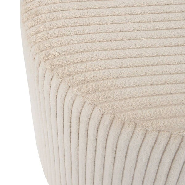 ATMOSPHERA - Pouf Sylia ivoire - large