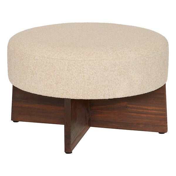 ATMOSPHERA - Pouf Kayan argile - large