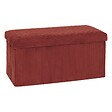 ATMOSPHERA - Pouf pliant Arum ambre 76x38cm - vignette
