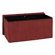 ATMOSPHERA - Pouf pliant Arum ambre 76x38cm - vignette