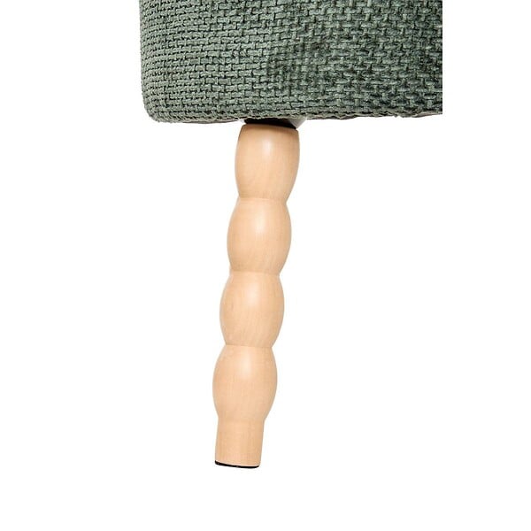 ATMOSPHERA - Tabouret Spolo vert cèdre - large