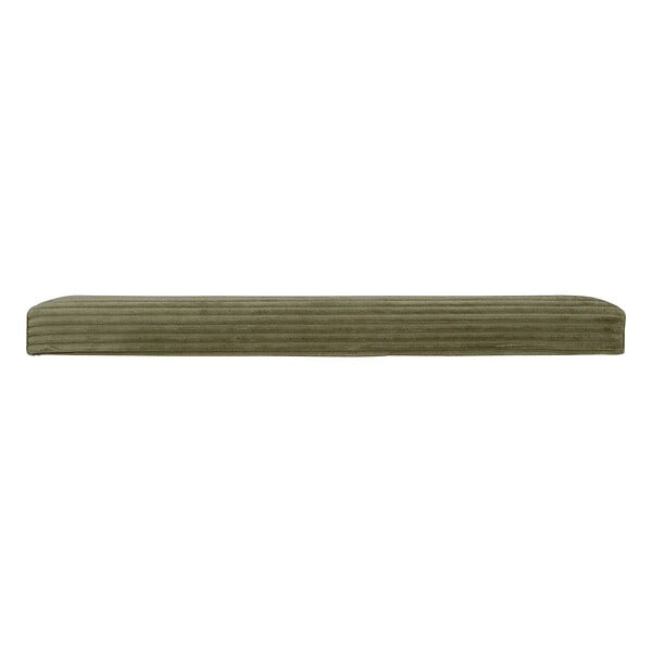 ATMOSPHERA - Pouf pliant Arum vert Kaki 76x38cm - large