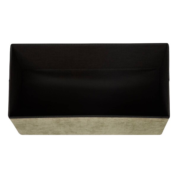 ATMOSPHERA - Pouf pliant double Lysandre 76x38cm vert cedre - large