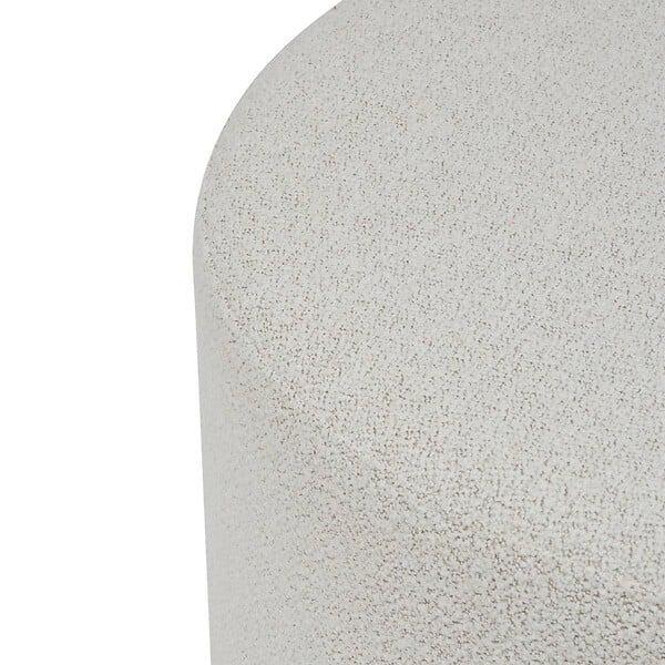 ATMOSPHERA - Pouf XL Nesky blanc - large