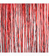 FEERIC LIGHTS & CHRISTMAS - Guirlande de Noël Lametta droit Rouge brillant 300 brins 50 x 50 cm - vignette